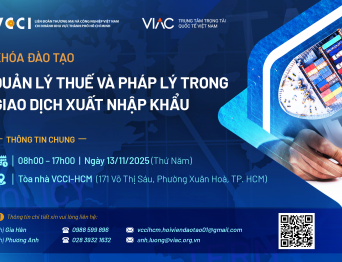 Khóa đào tạo "Quản lý thuế và pháp lý trong giao dịch xuất nhập khẩu"
