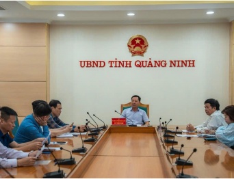 Đoàn công tác VIAC làm việc với đại diện UBND tỉnh Quảng Ninh 