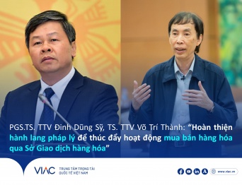 PGS.TS. TTV Đinh Dũng Sỹ, TS. TTV Võ Trí Thành: “Hoàn thiện hành lang pháp lý để thúc đẩy hoạt động mua bán hàng hóa qua Sở Giao dịch hàng hóa”