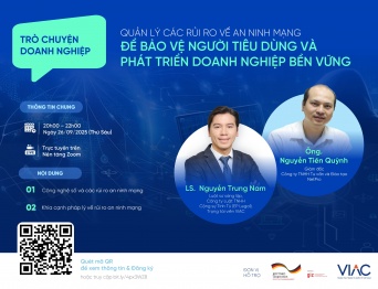 [Sự kiện hỗ trợ] Trò chuyện Doanh nghiệp – “Quản lý các rủi ro về an ninh mạng để bảo vệ người tiêu dùng và phát triển doanh nghiệp bền vững”