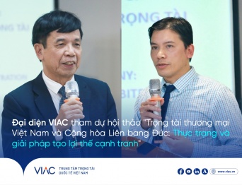 Đại diện VIAC tham dự hội thảo "Trọng tài thương mại Việt Nam và Cộng hòa Liên bang Đức: Thực trạng và giải pháp tạo lợi thế cạnh tranh"