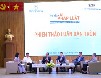 Phó Tổng Thư ký VIAC trao đổi tại Hội thảo khoa học: “AI và Pháp luật: Kinh nghiệm quốc tế và một số gợi mở cho Việt Nam”