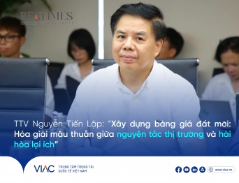 LS.  TTV Nguyễn Tiến Lập: Xây dựng bảng giá đất mới: Hóa giải mâu thuẫn giữa "nguyên tắc thị trường" và "hài hòa lợi ích"