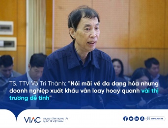 TS. TTV Võ Trí Thành: "Nói mãi về đa dạng hóa nhưng doanh nghiệp xuất khẩu vẫn loay hoay quanh vài thị trường dễ tính"
