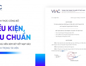 VIAC chính thức công bố Điều kiện, Tiêu chuẩn đối với Ứng viên xem xét kết nạp vào Danh sách Trọng tài viên