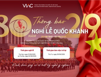 Thông báo Lịch nghỉ lễ Quốc khánh 02/09/2025