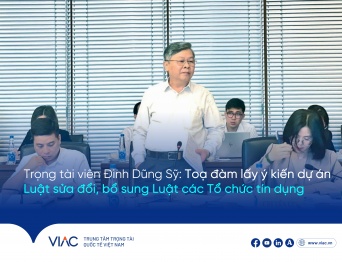 PGS.TS Đinh Dũng Sỹ, Trọng tài viên VIAC: Tọa đàm lấy ý kiến dự án Luật sửa đổi, bổ sung một số điều của Luật Các tổ chức tín dụng