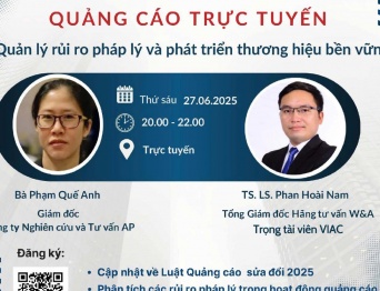 TTV LS. Phan Hoài Nam tham dự Tọa đàm " Quảng cáo trực tuyến: quản trị rủi ro pháp lý và phát triển thương hiệu bền vững”