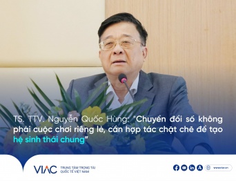 TS. TTV. Nguyễn Quốc Hùng: “Chuyển đổi số không phải cuộc chơi riêng lẻ, cần hợp tác chặt chẽ để tạo hệ sinh thái chung”