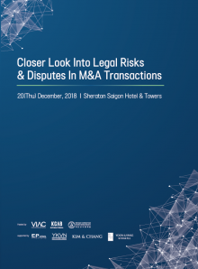 Workshop on Closer look into Legal risks & Disputes in M&A transactions