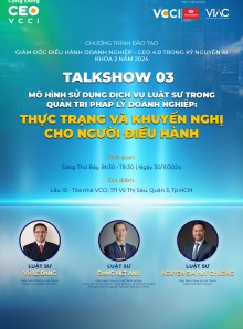 CEOs Networking Talk Show "Using lawyer services in legal management: Current practices and recommendations for the managers"