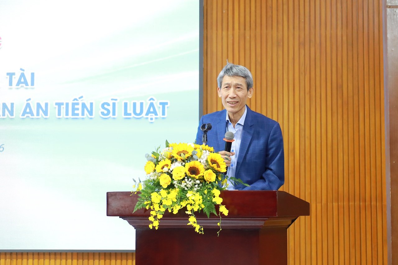 Đại diện VIAC tham gia hội thảo “Kinh nghiệm lựa chọn đề tài và phương pháp nghiên cứu cho luận án tiến sĩ luật”