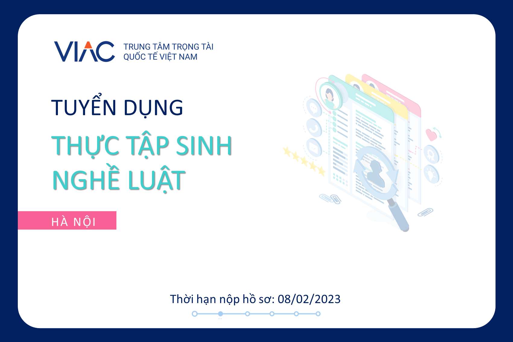 [Tháng 02/2023] – Tuyển 01 Thực tập sinh nghề Luật: Nghiên cứu và hỗ trợ hoạt động tố tụng làm việc tại văn phòng Hà Nội